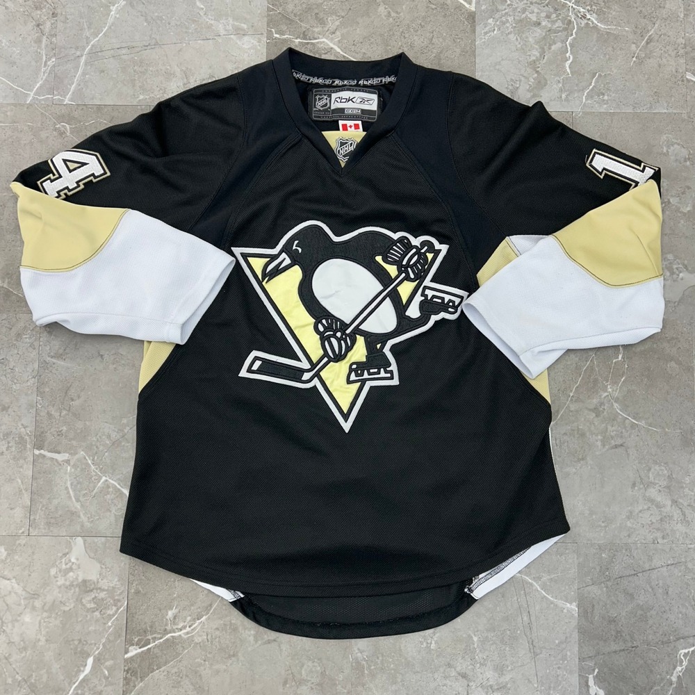 Pittsburgh Penguins Jersey Mens Medium 50 Chris Kuntiz Hockey Sweater Reebok CCM
